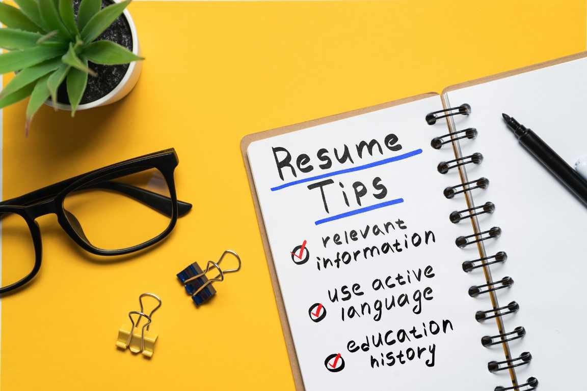 Resume fixing tips for freshers